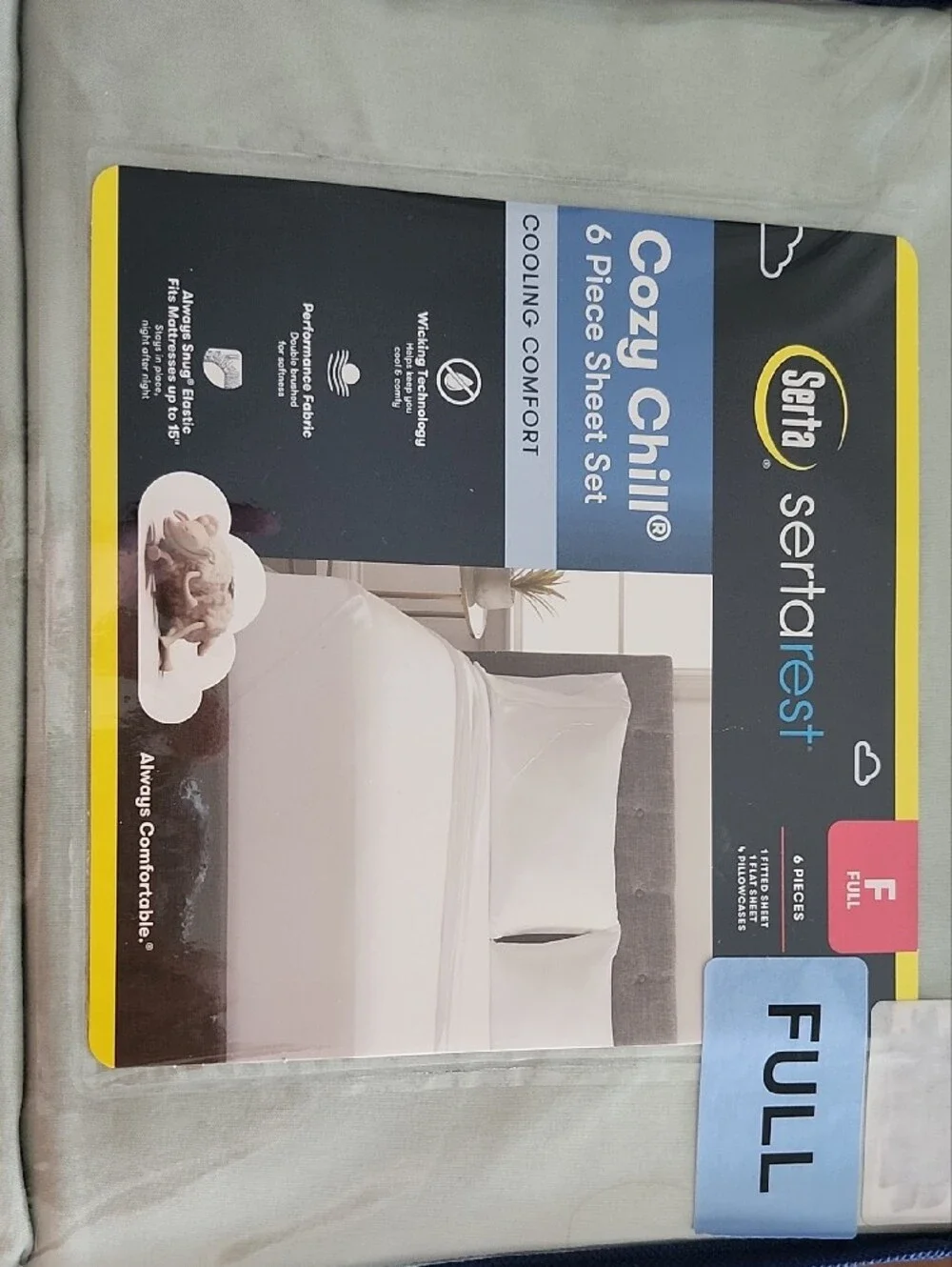 Cozy Chill Serta Flat Sheet ONLY
